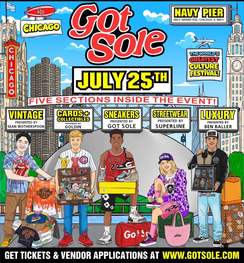 🚀 Got Sole Chicago — Navy Pier, July 25th